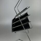 1960s/1970s Newspaper Holder Metal Plastic Space Age Mid Century