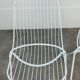 Pair of 50s steel wire chairs by Stella