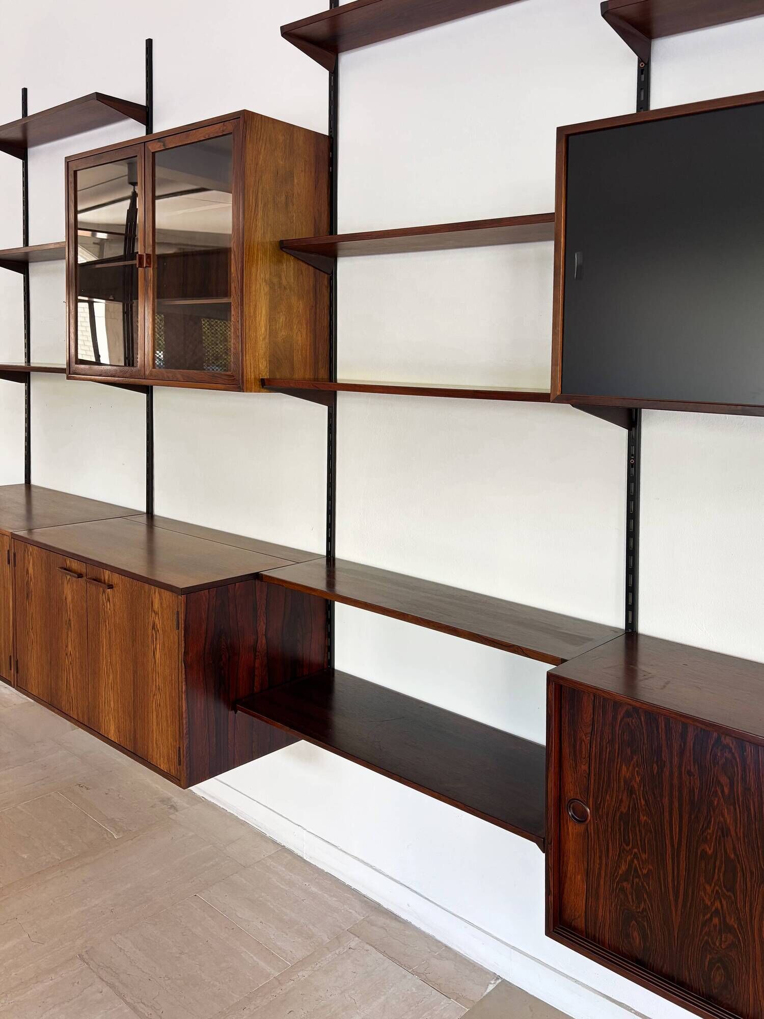 Kai Kristiansen Scandinavian shelving system, Denmark 1960s