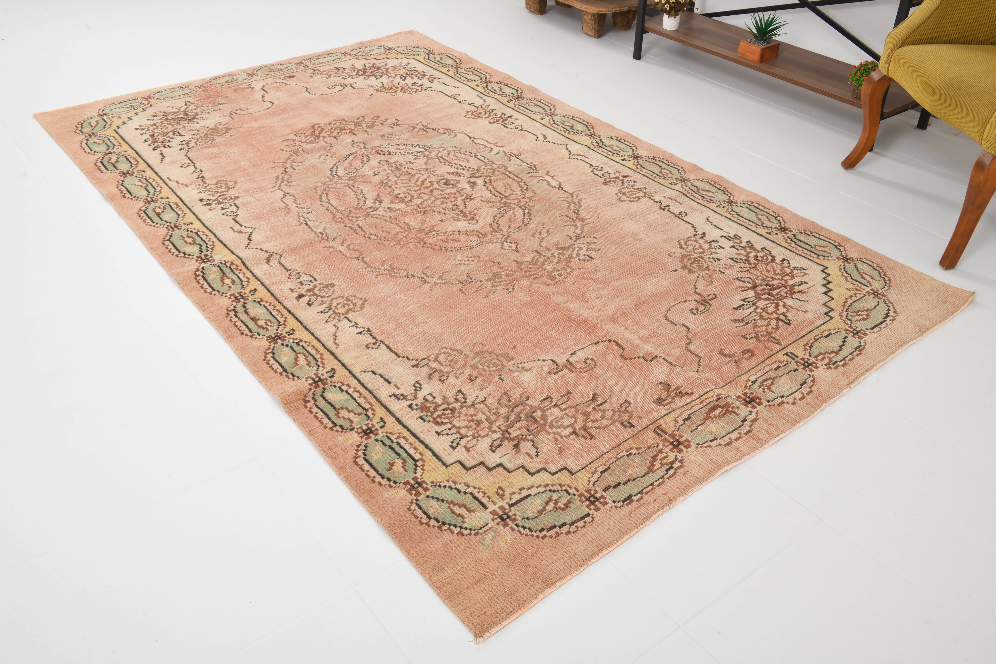 5x9 Copper Brown Oriental Persian Rug 166x273Cm