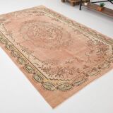 5x9 Copper Brown Oriental Persian Rug 166x273Cm