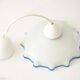 Blue mesh opaline suspension