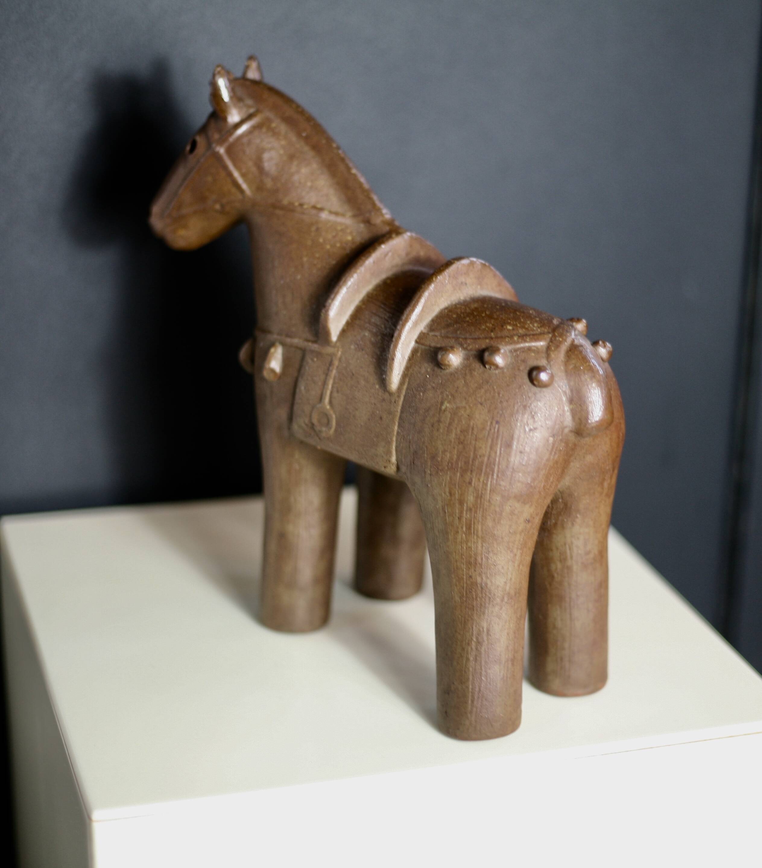 Ceramic, Japan, 1950s, horse.