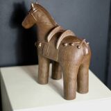 Ceramic, Japan, 1950s, horse.