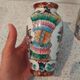 2 vases décor japonisant