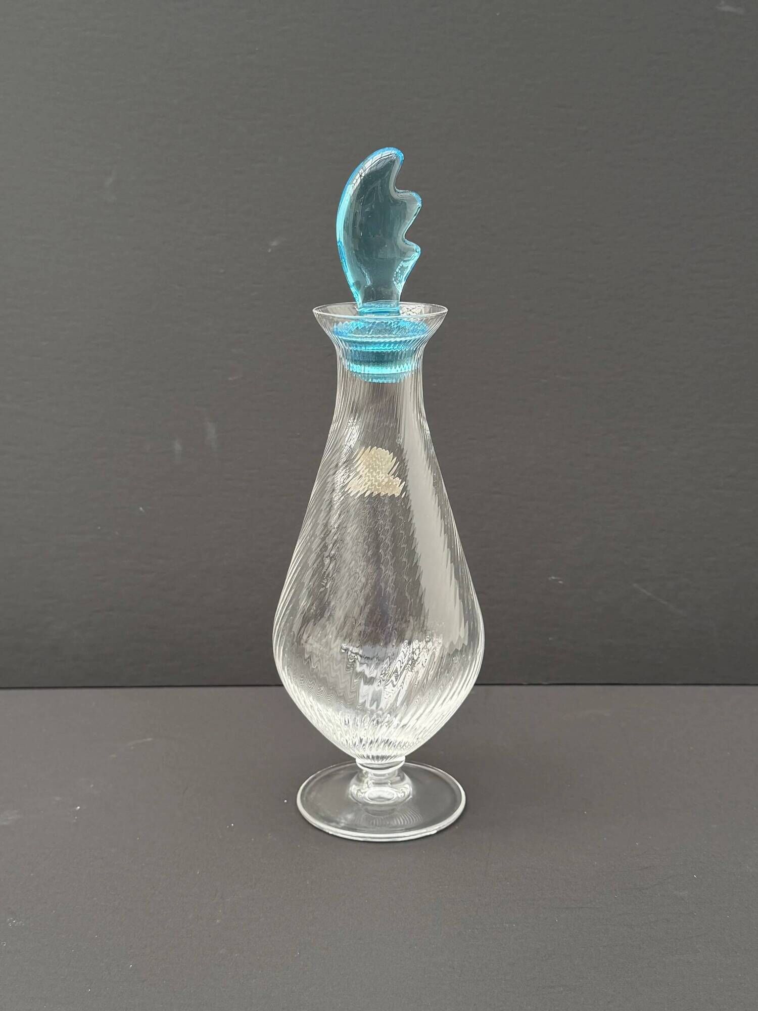 Carafe of spring of crystal in crystal, italy 1970