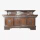 Brown oak sideboard, 1890s