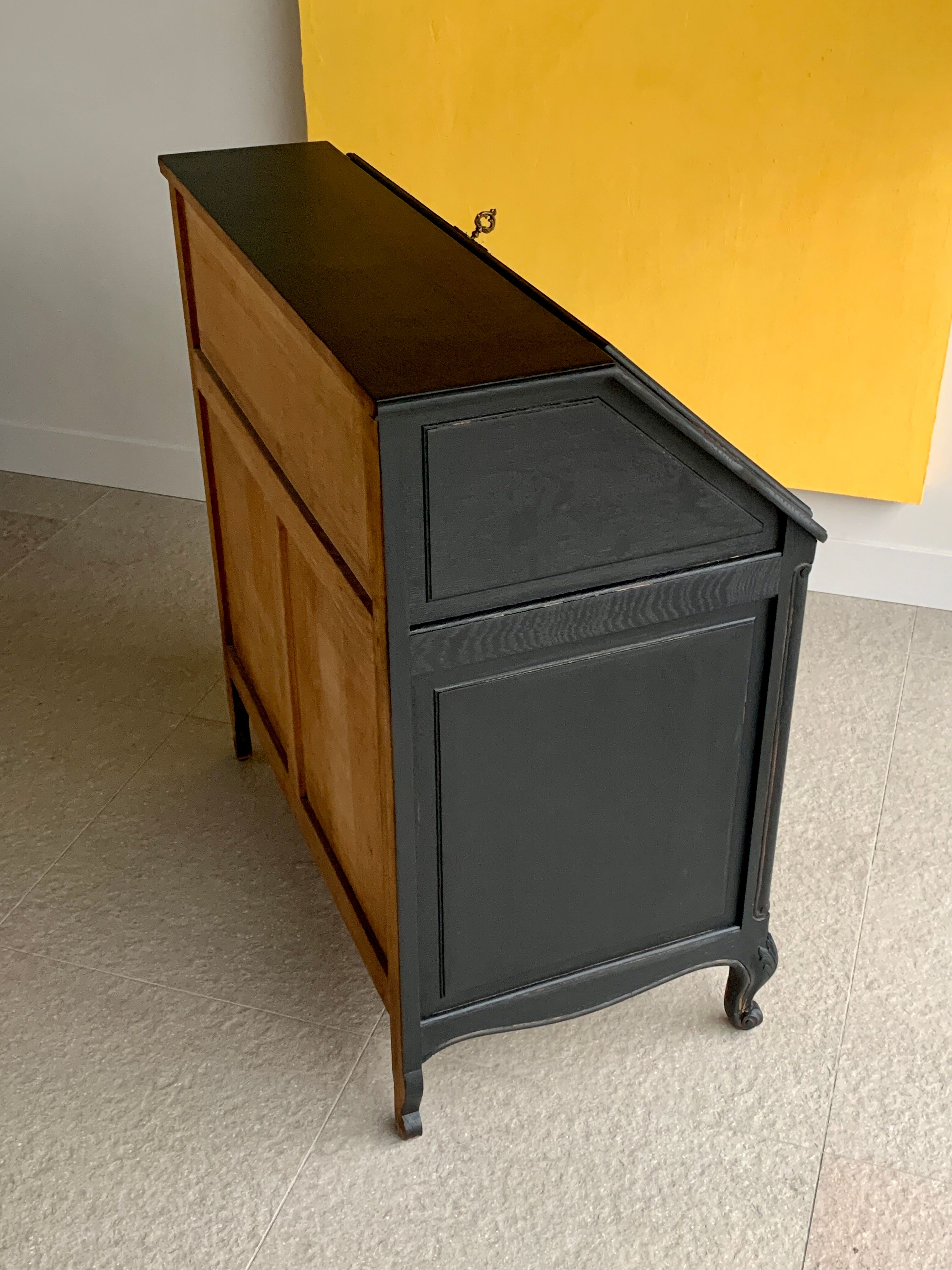 Vintage oak secretary