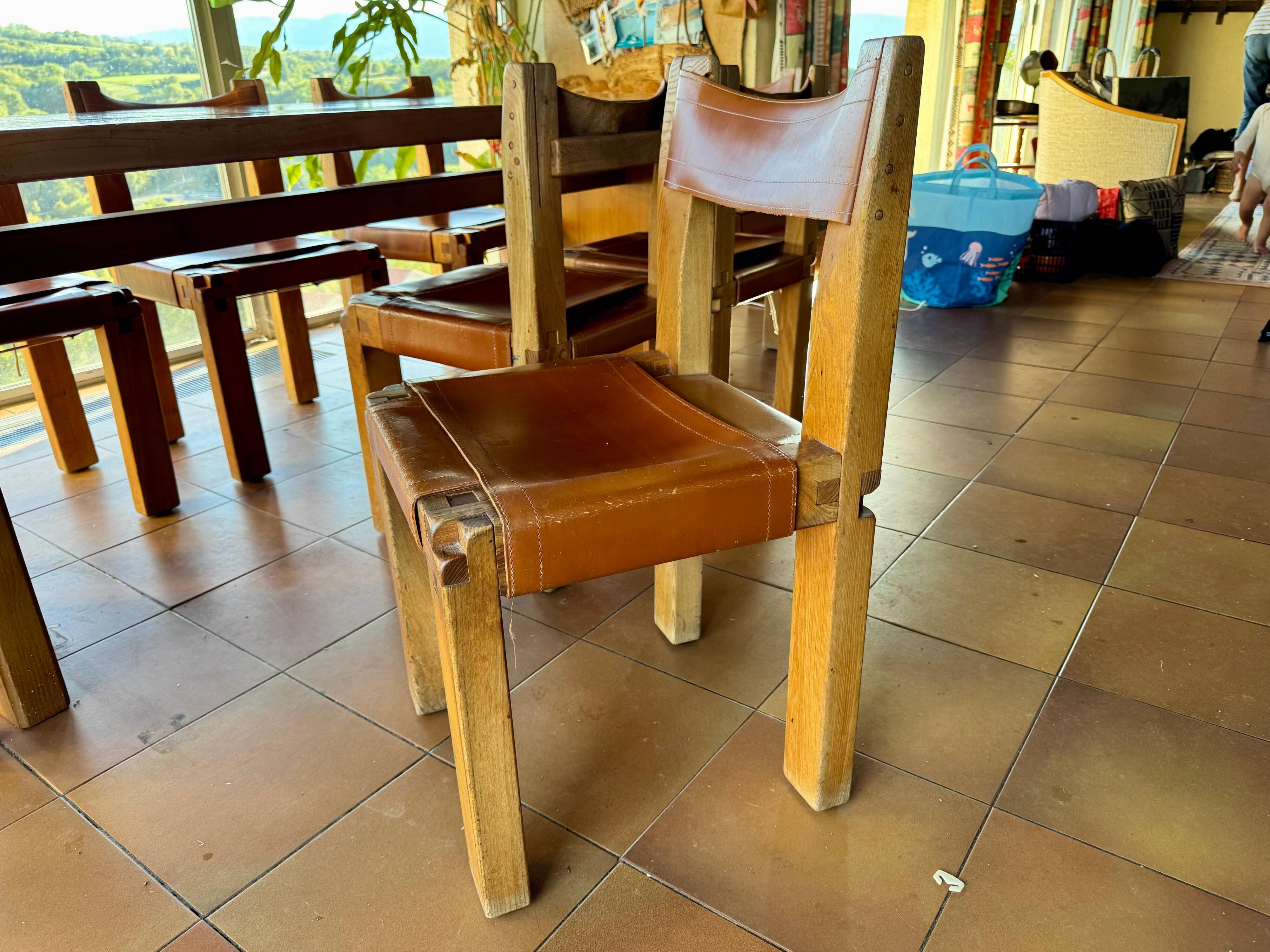 Ensemble table T14D et chaises S11 Chapo
