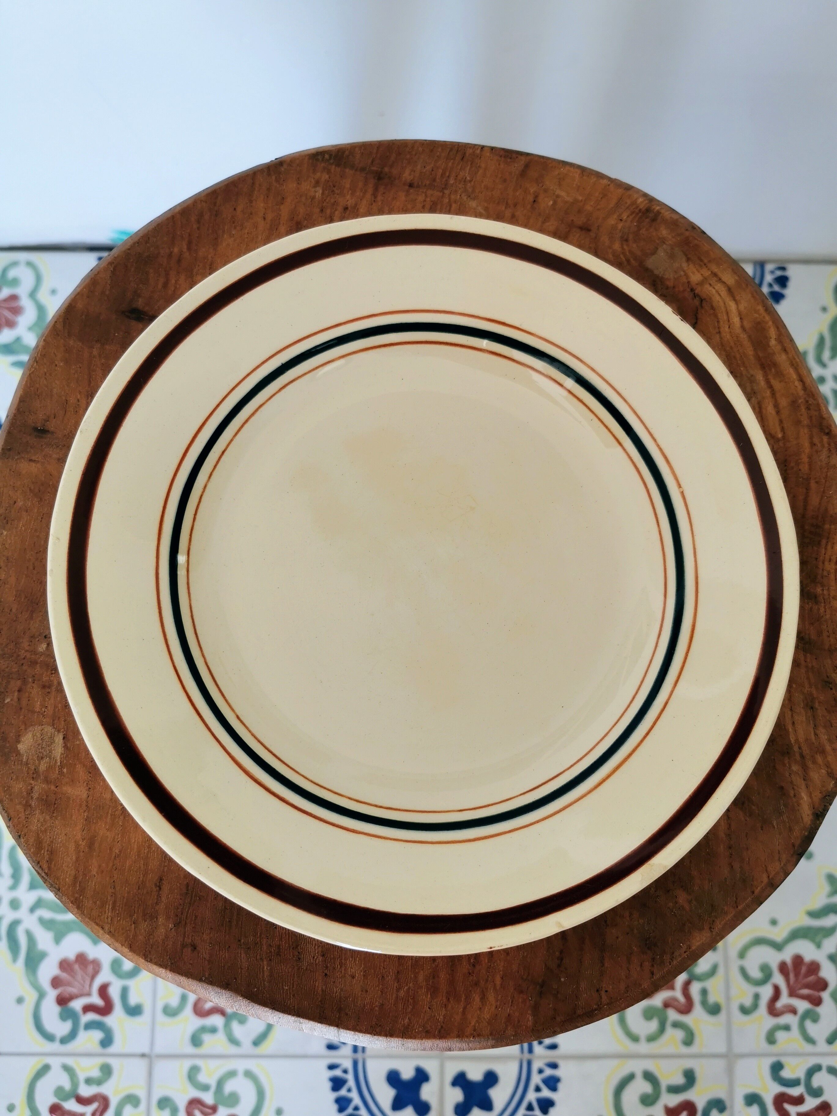 Lot 6 assiettes Gaston Gien