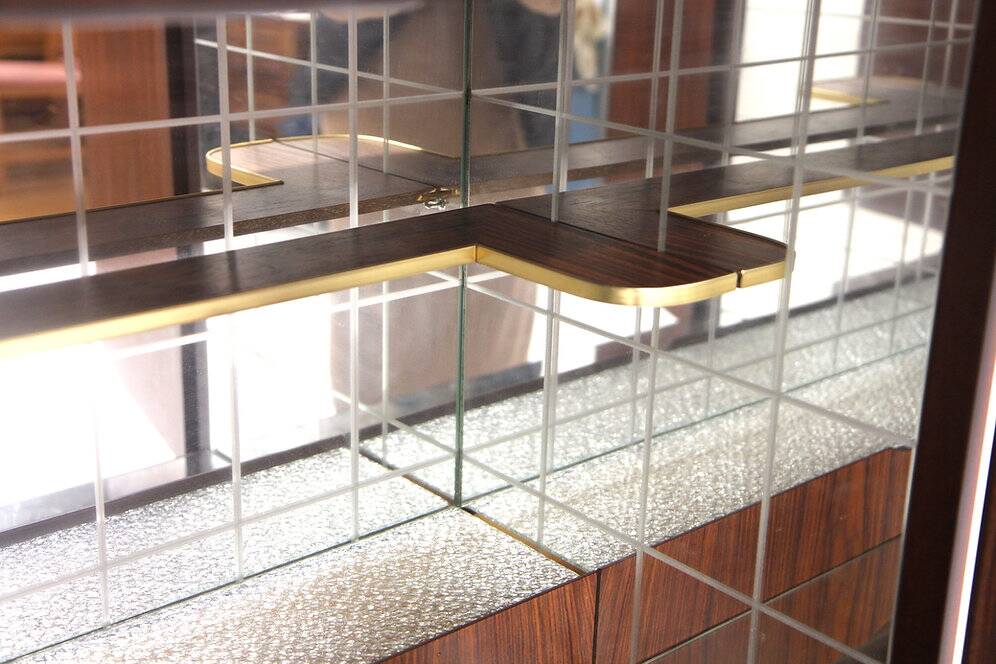 Scandinavian rosewood bar "No 626" Tidaholms Möbelfabrik, Sweden, 1960