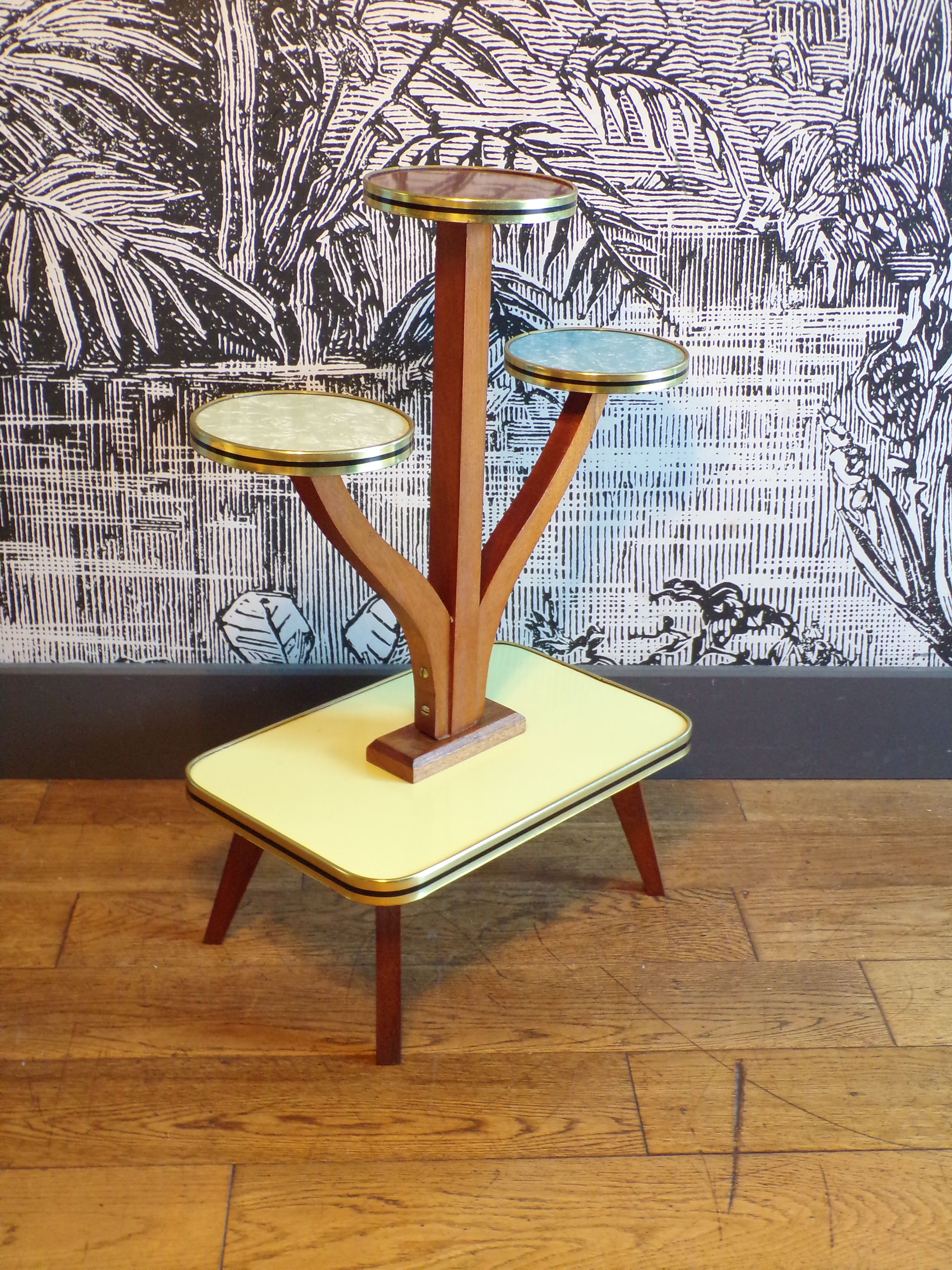 Porte-plante formica vintage
