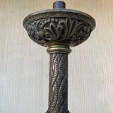 Old gilded bronze lamp base