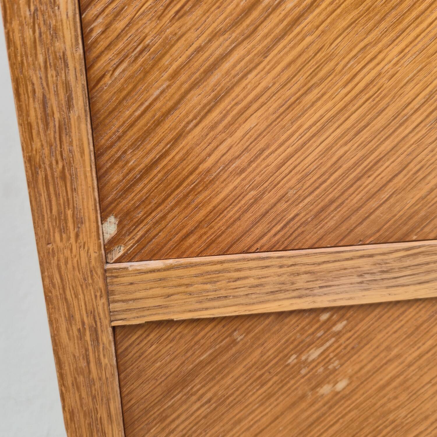 Vintage chest of drawers with compass feet and 4 drawers, 1950s
