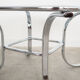 Table basse en verre, design danois, années 1970, production: Danemark