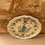 Ancienne Assiette MOUSTIERS Salins Céramique Décor Ancien Vintage #B196