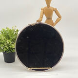 Round mirror vintage barber style