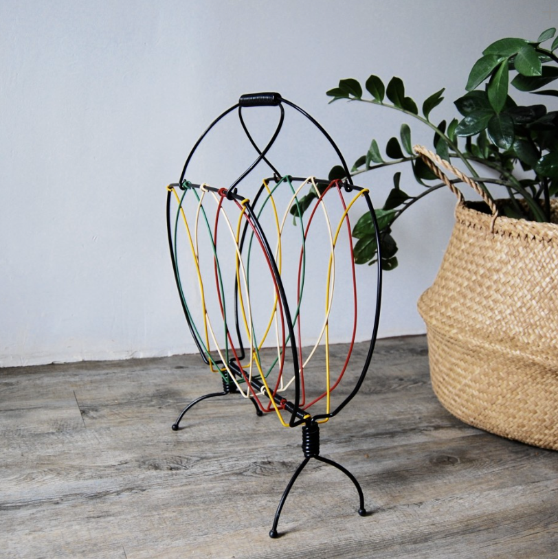 Porte revue scoubidou multicolore