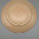 Series 6 flat plates vintage art deco earthenware beige cherry décor