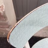 4 baumann chairs wood and formica 1960