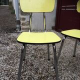 Yellow formica chairs