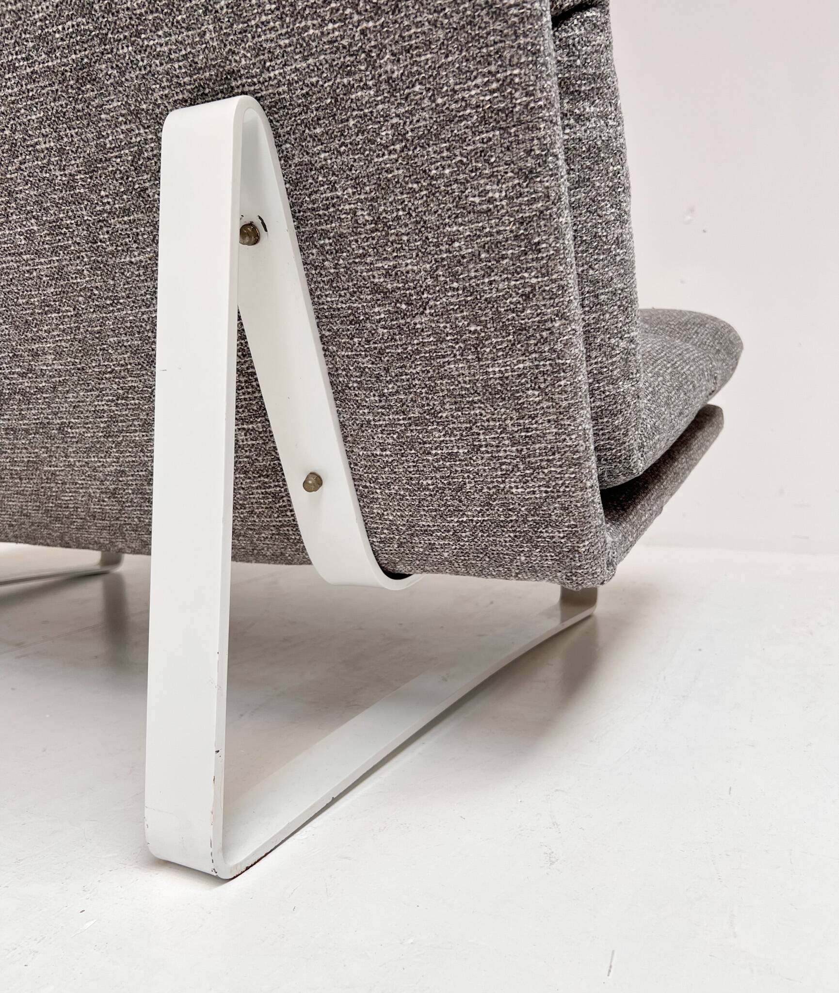 Reupholstered Artifort Kho Liang Ie 2-seats sofa, 1960s