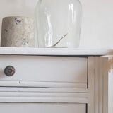 Old white Parisian buffet