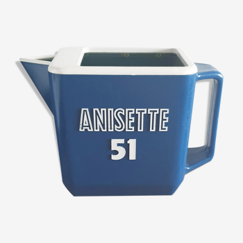 Vintage blue pitcher Anisette 51