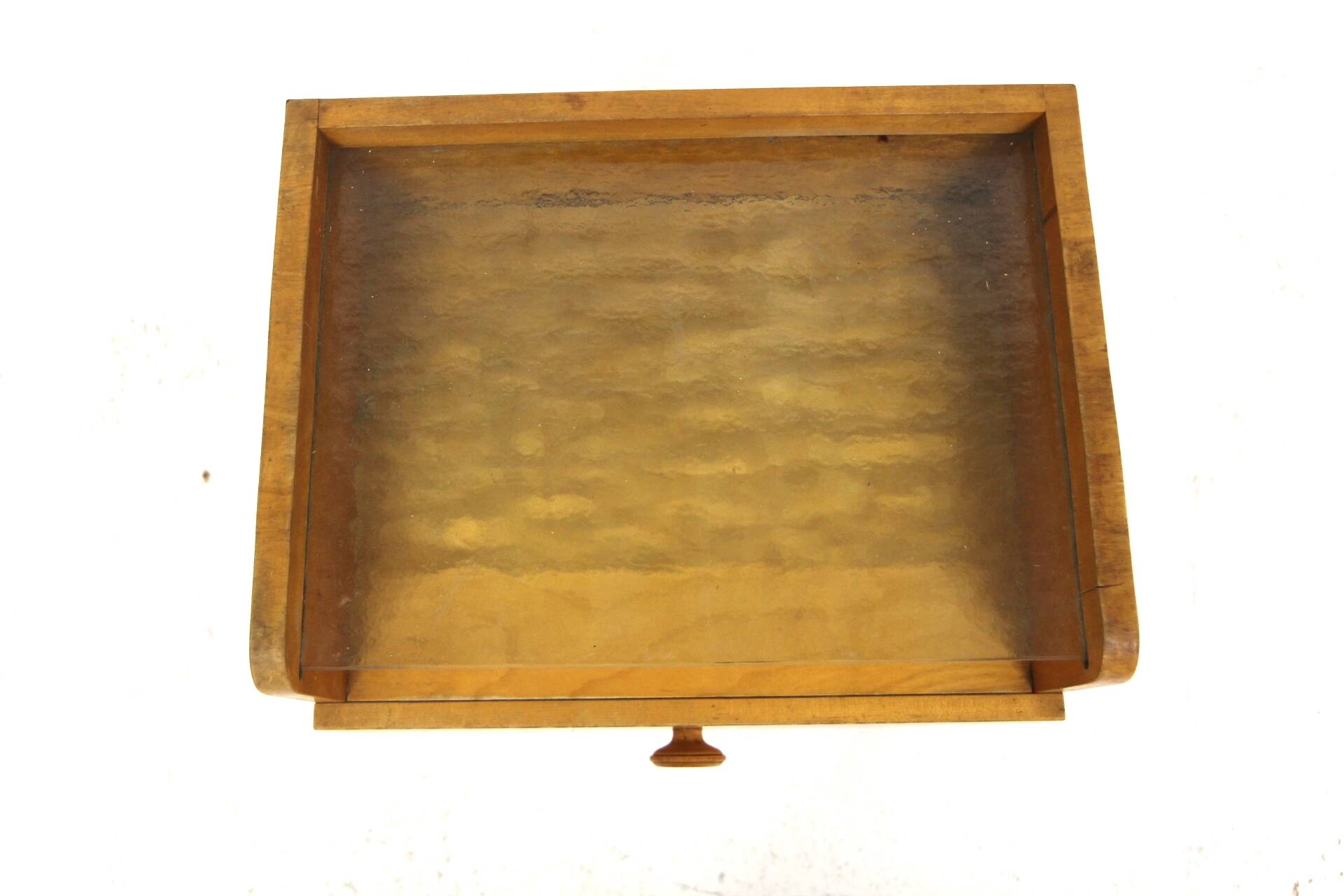 Birch bedside table, Swedish Modern, Sweden, 1940s