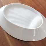 Large white porcelain meat dish from the 19th century