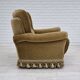 Fauteuil vintage danoise avec rembourrage années 1970
