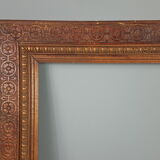 Old carved wood frame for orientalist painting 64.4x54.4 cm, leafing 50.6x40.5 cm SB