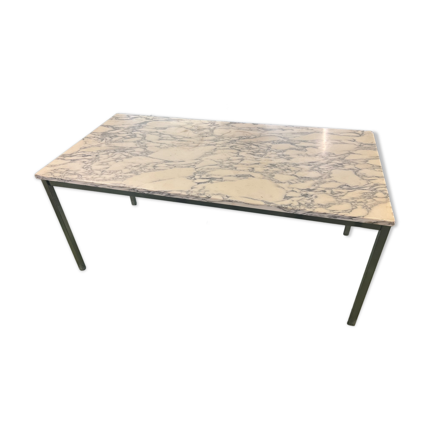 Marble and metal table by Florence Knoll 1960