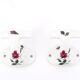 Pair of porcelain hooks from Limoges Chapus Frères