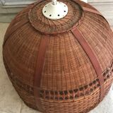 Vintage rattan pendant lamp 38cm