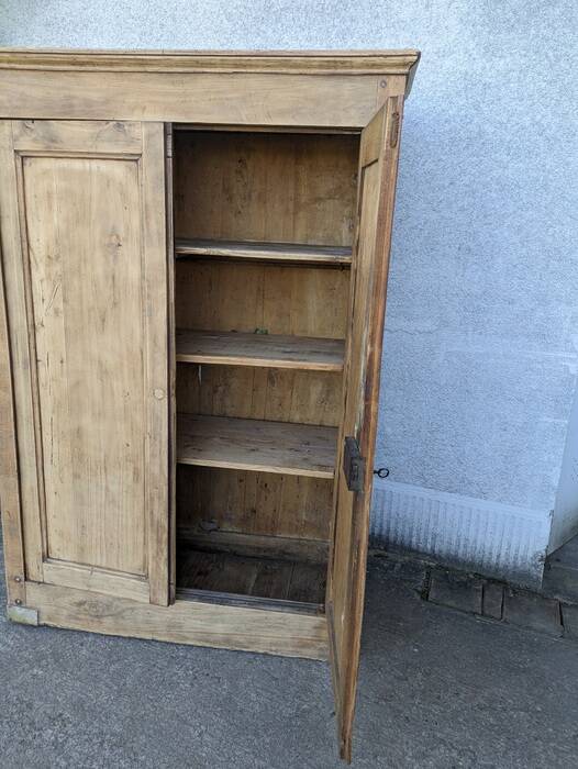 Natural wood cabinet