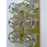 Pair of large vintage architectural wall lights