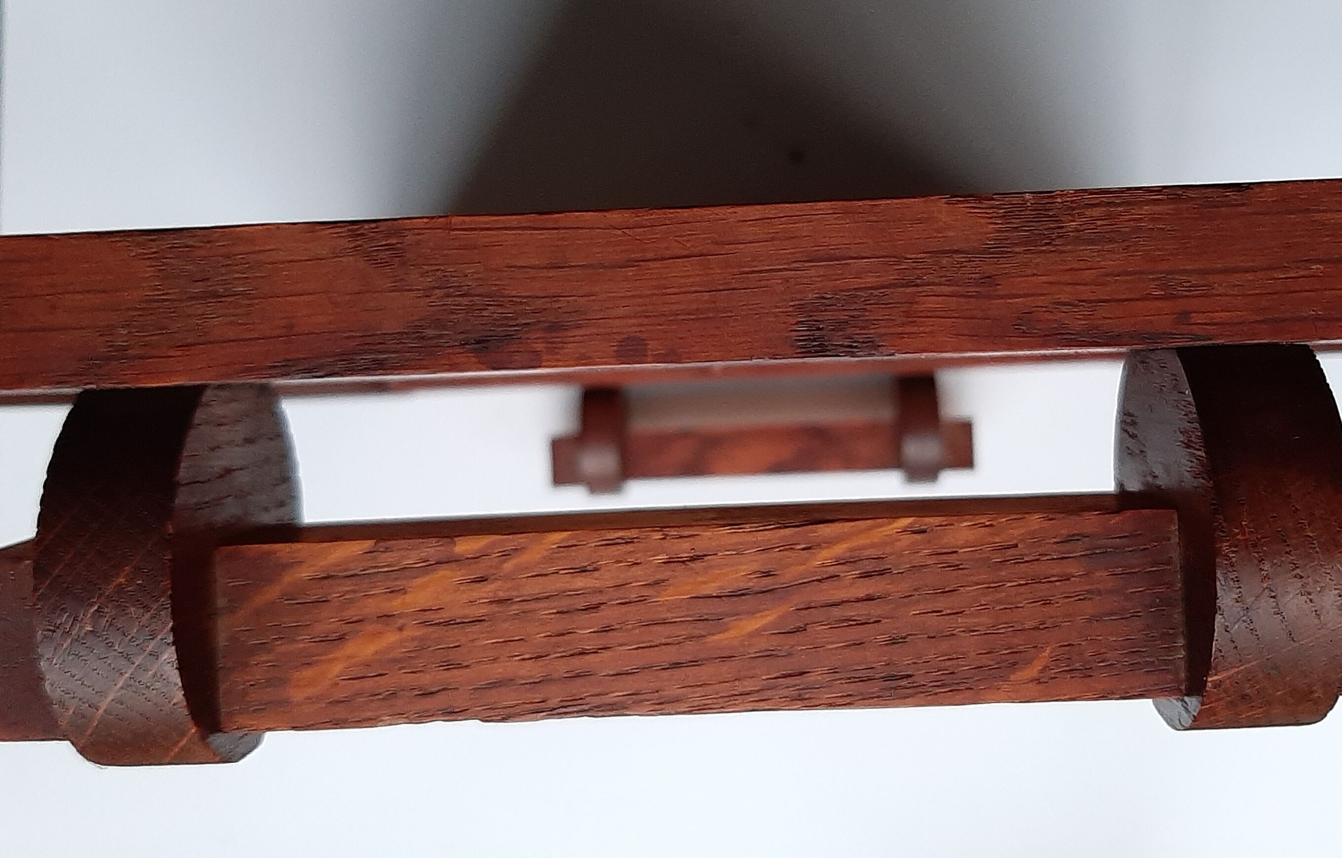 Brutalist wooden tray