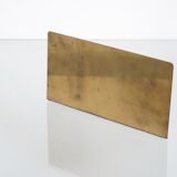 Mail Holder in Golden Brass circa 1970