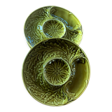 4 plates artichoke gien