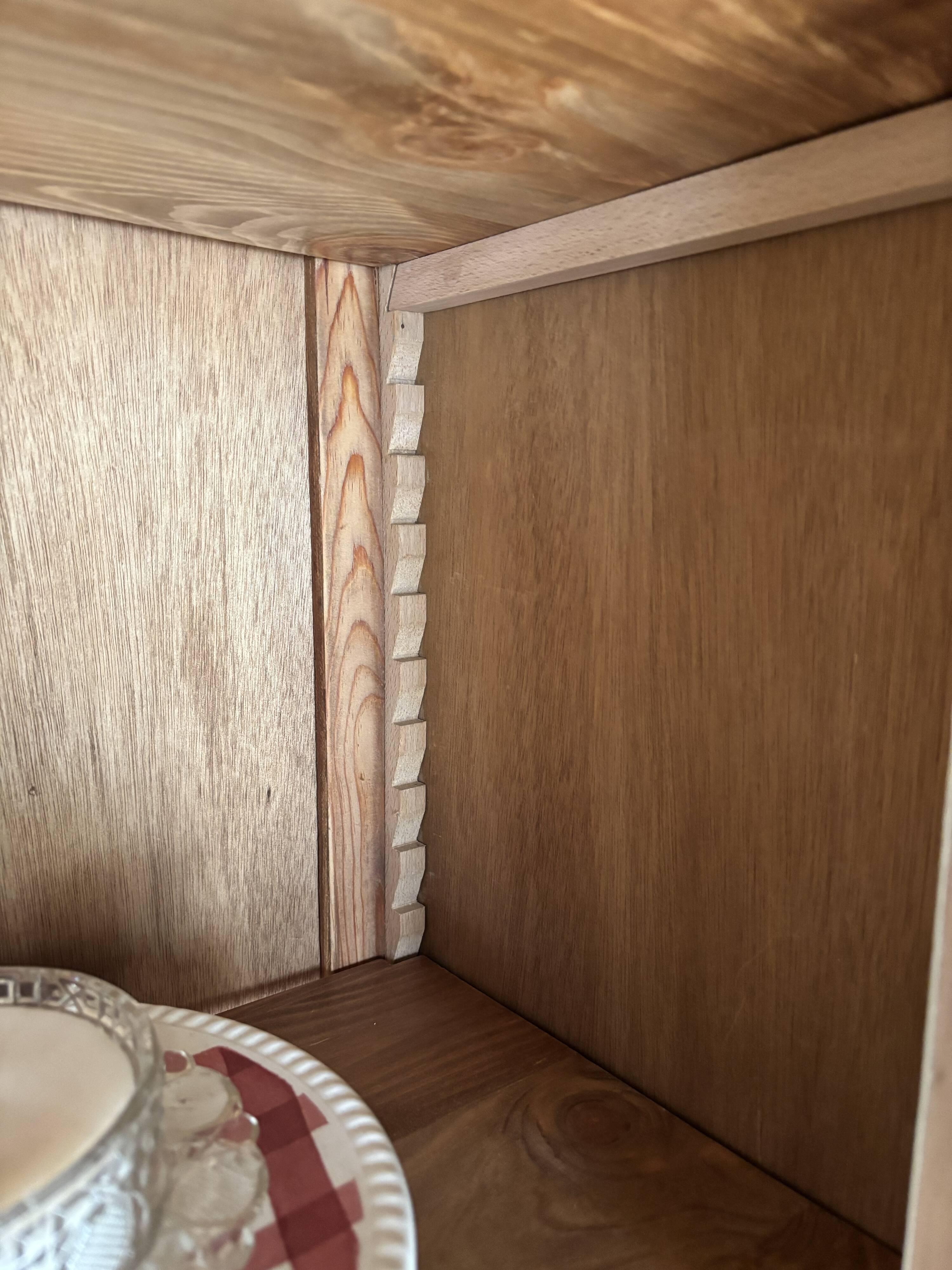 Art Deco glass cabinet