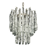 Murano glass chandelier attributed to J. Kalmar, Austria, 1960s.