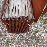 Folding accordion bed