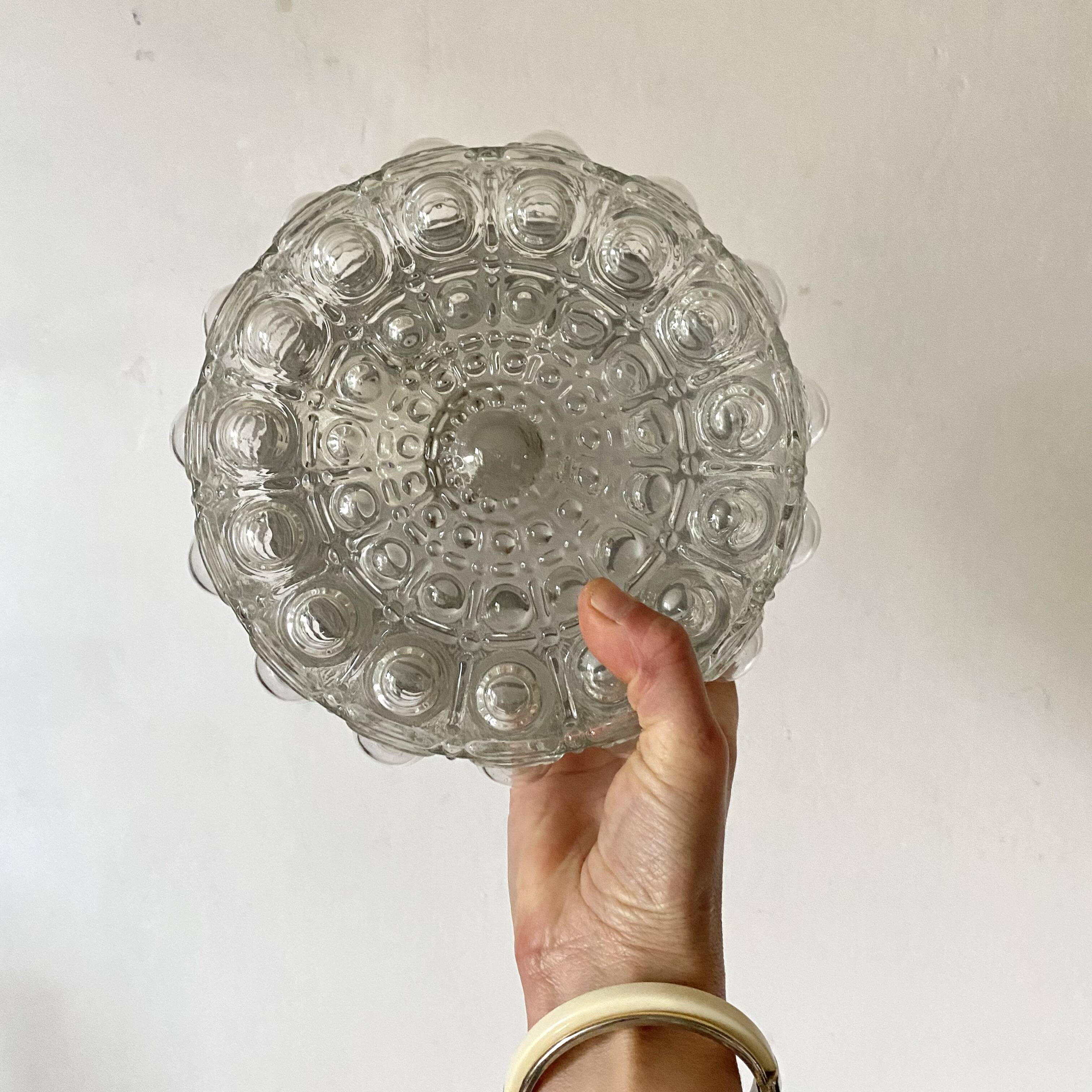 Round vintage bubble ceiling light