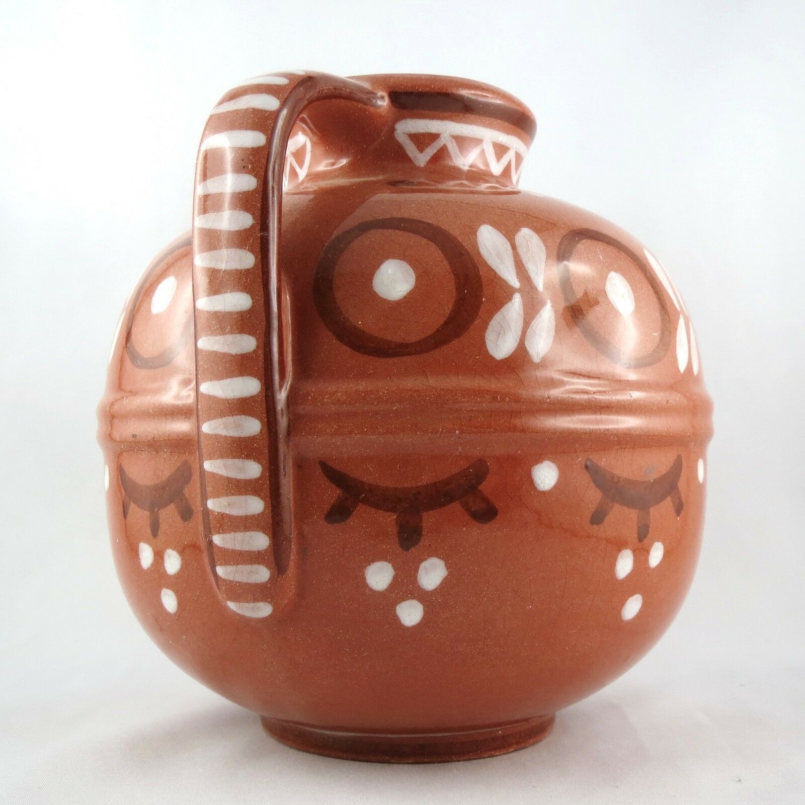 Quimper hb henriot art/deco/odetta/ceramic 20th ear vase