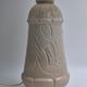 Rare Swedish decorative table lamp by Whiting, in white glazed ceramic, by Maggie Wibom.