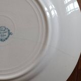 6 Saint Amand plates, Louis XVI model