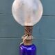 Lampe à Pétrole en Porcelaine Sèvres Bleu