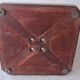 Square Deco 1930 rosewood side table