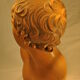 Plaster cherub bust
